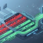 Ilustrasi bottleneck pada connection pool database saat menunggu respon API eksternal